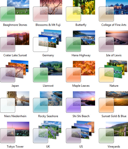 windows 7 wallpaper themes. 25 Super Themes for Windows 7