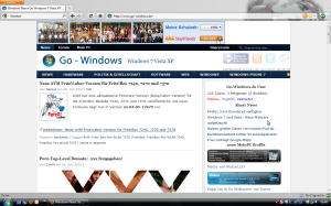 Firefox 4 Beta Screenshot - Oberfläche Firefox 4 Beta Screenshot - Oberfläche