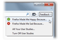 Firefox Feedback Button