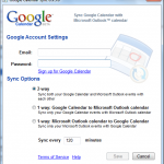 Google Calendar Sync für Outlook 2010