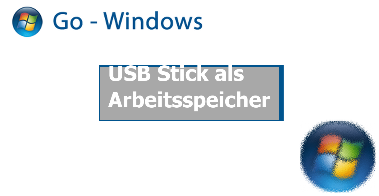 USB Stick als Arbeitsspeicher Windows XP Forum