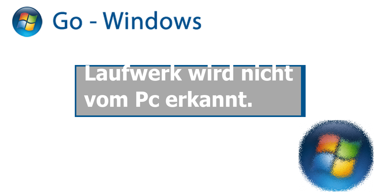 Laufwerk wird nicht vom Pc erkannt. PC Hardware & Treiber