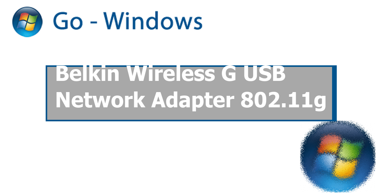 Belkin Wireless G USB Network Adapter 802.11g PC Hardware & Treiber