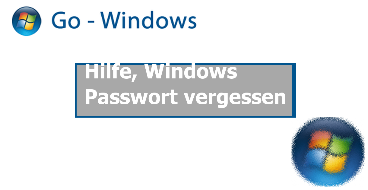 Hilfe, Windows Passwort vergessen Windows Vista Forum